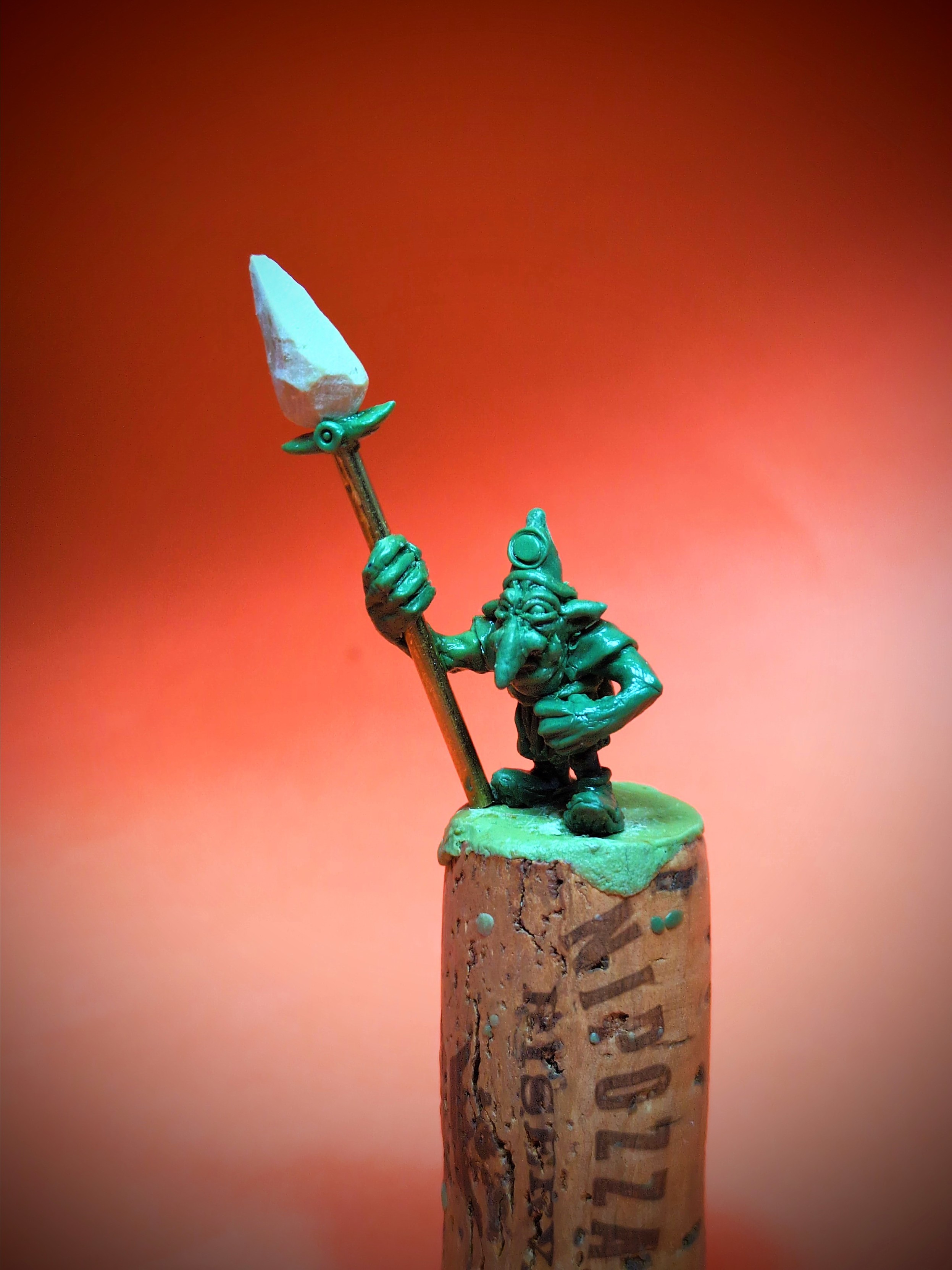 tiny gob with a giant spear