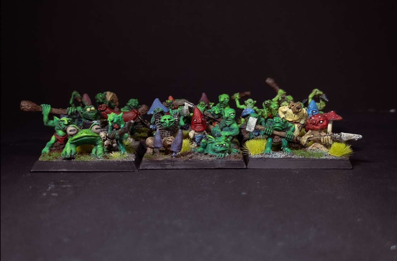a whole bunch of little guys, including some of my painted mushlings